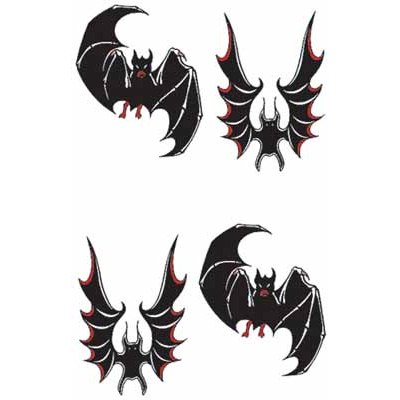 タトゥーシール 蝙蝠(タトゥー・刺青シール)