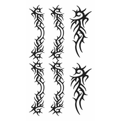 タトゥーシール トライバル1(タトゥー・刺青シール)